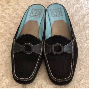 COLE HAAN Suede Slide Mules w/ Nike Air 8.5